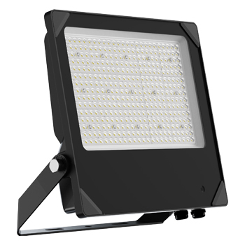 Strix LED Floodlight 120/160/200w 3CCT 3/4/5k 150lm/w Cri80 IP66 IK08 Black + Daylight Sensor