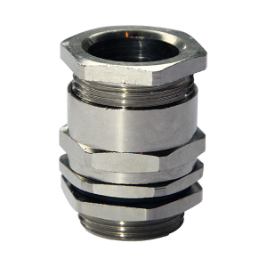 A2-32 NICKEL COATED BRASS 32MM GLAND C/W LOCKNUT