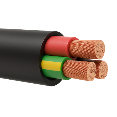 Hyperflex 16mm 2C + E6 Cu LSHF 0.6/1kV 110C Black