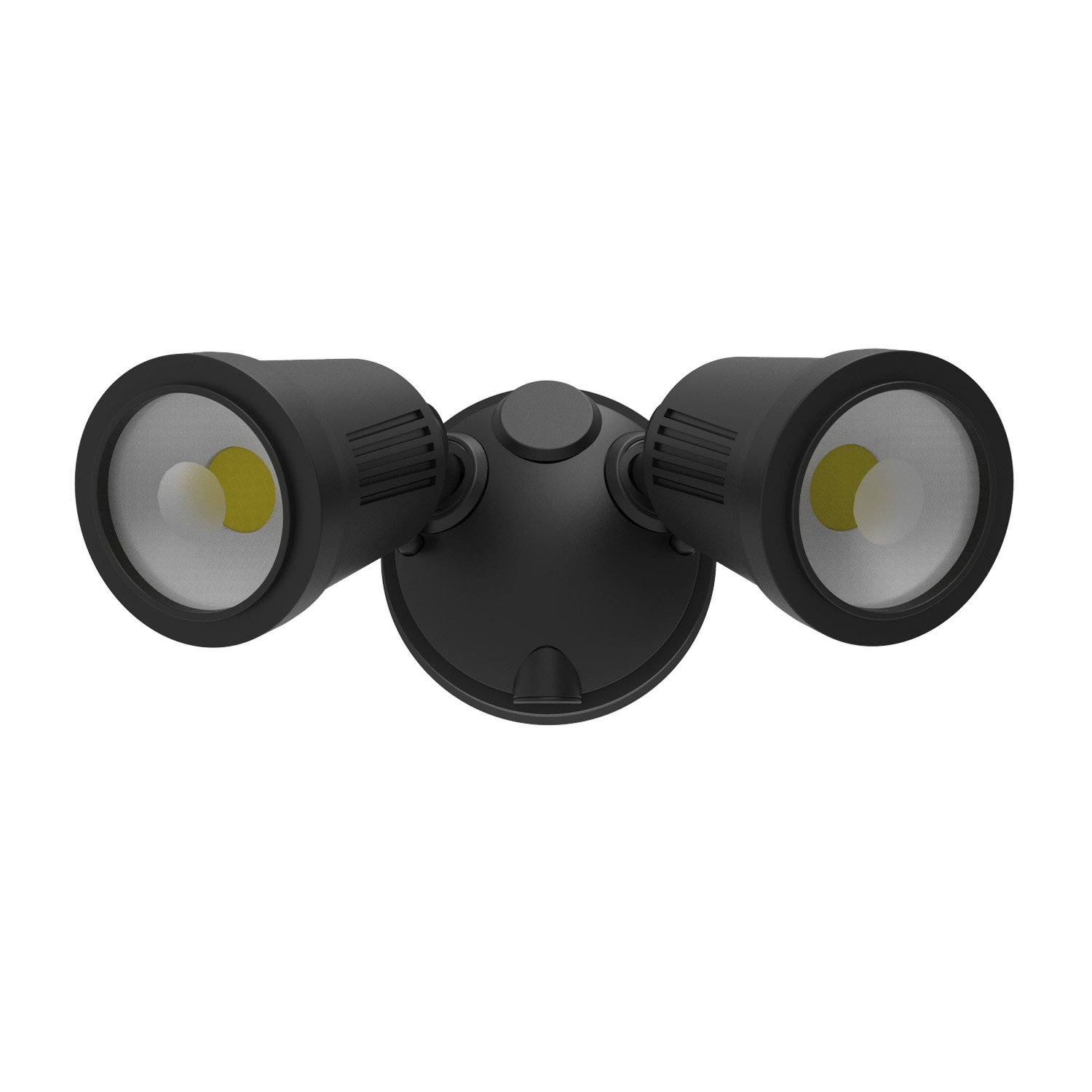 2*12W SECURITY LIGHT TRI COLOUR IP54 BLACK