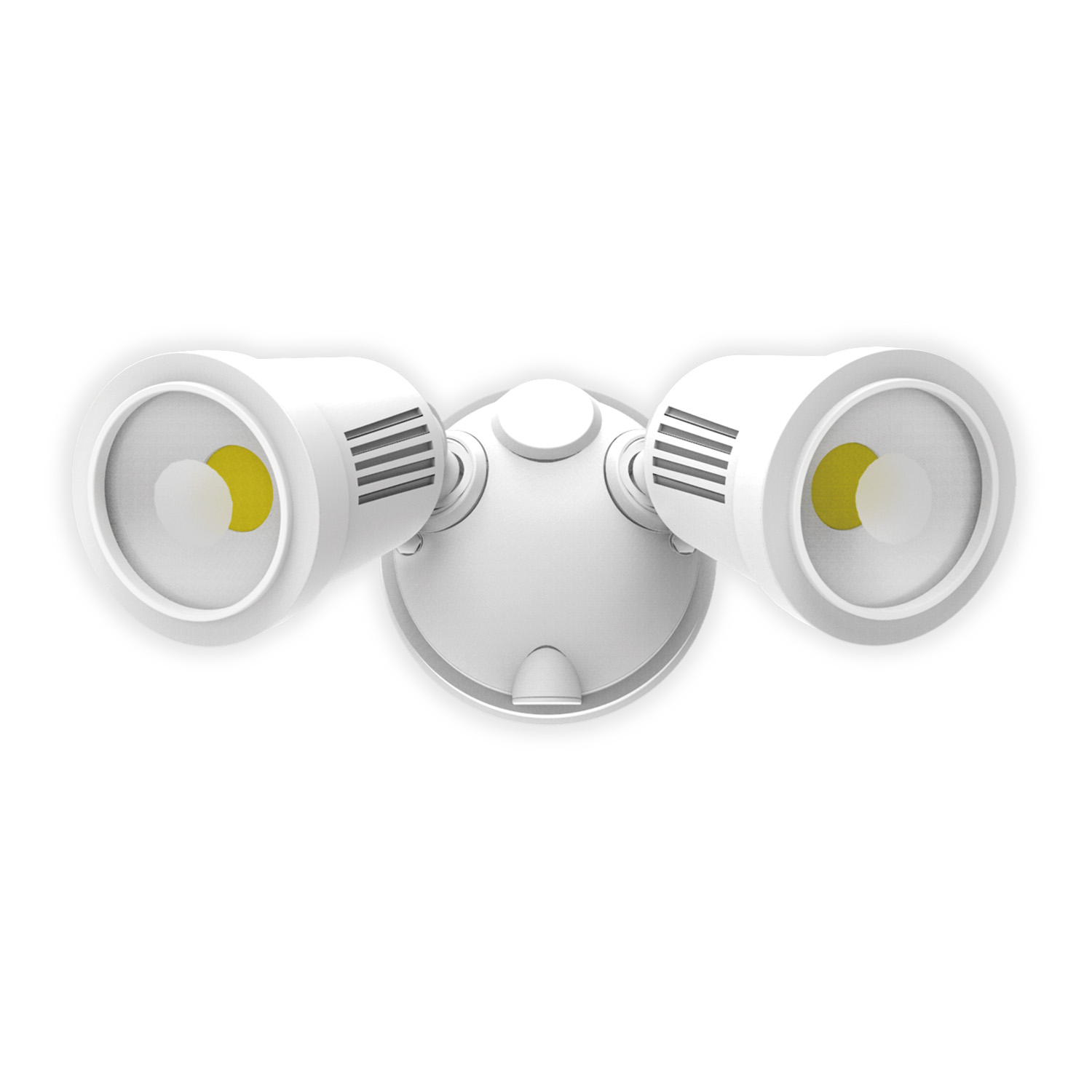 SENSOR VERSION 2*12W SECURITY LIGHT TRI COLOUR IP54 WHITE