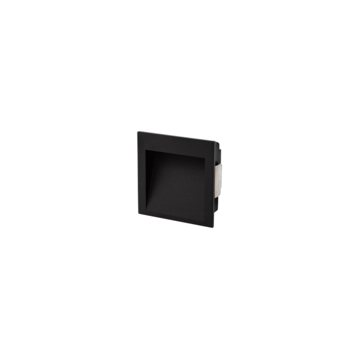 Designline Black Recessed Wall Light Directional 3W 240V 3K/4K Switchable - 4W 700mA c/w Dim Mini Driver