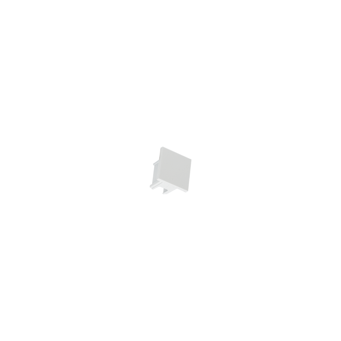 Track 3 Circuit End Cap-White