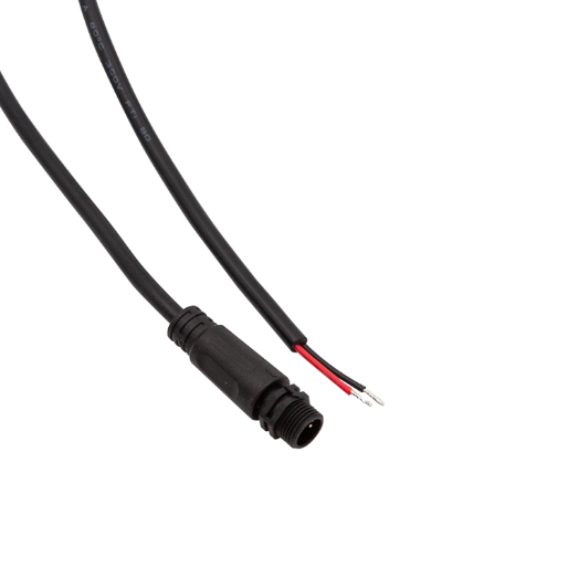1M Feed Cable with Plug - 2 Core PVC
