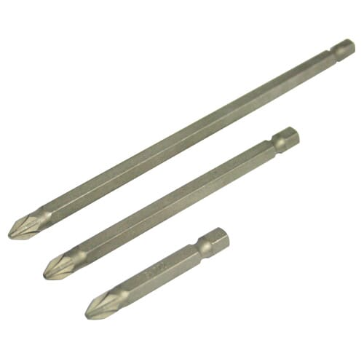 Screwdriver Bit Pozi #1 150mm 2 per Card