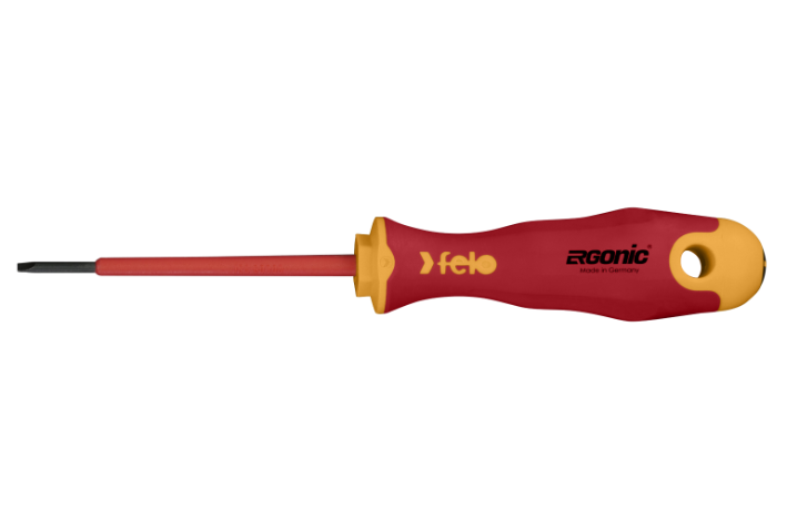 413 Ergonic Screwdriver Flat 2.5 x .4 x 75mm Insulated Hardened Tip