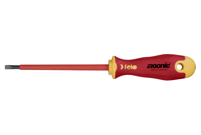413 Ergonic Screwdriver Flat 5.5 x .1 x 125mm Insulated Hardened Tip