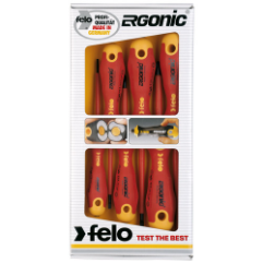 413 Series Ergonic Screwdriver Set 6pc Insulated Hardened Tip
