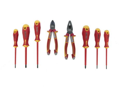 413 Series Ergonic Screwdrivers & Pliers Set 8pc 1000V VDE