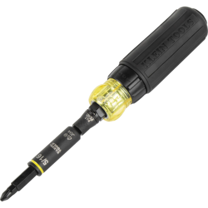 Screwdriver Set Ratcheting Knect 11 In 1 Impact Rated Screw + Nut Driver