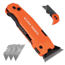 Utlility Knife & Scraper 2 In 1 Multi Use Tool w. Blade Storage