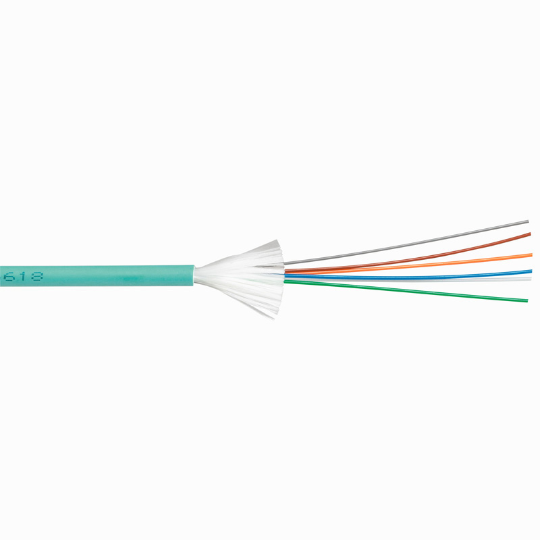 CABLE FIRBE OM4 12F T-BUFFER INT/EXT M-MODE AQUA (1000M)