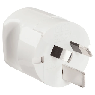 PLUG TOP 3 PIN 15A WHITE
