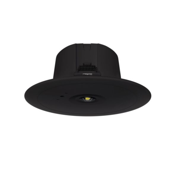 LED Satellite D50 Recessed Galaxy Integrated Non-Maintained IP20 Black