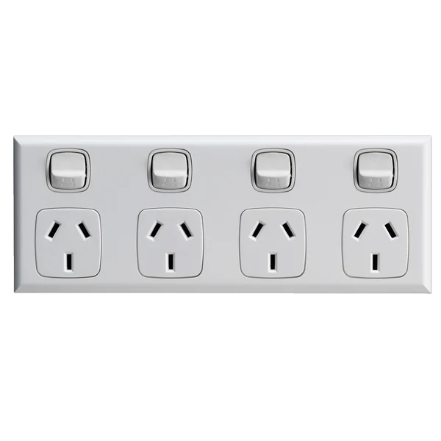 XL COMBS 4 OUTLET WHITE HIGH G