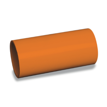 Plain Coupling 20mm Orange