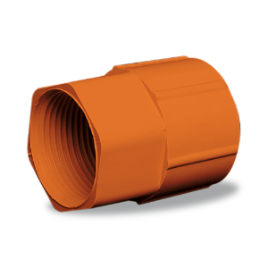 Plain Screw Coupling 20mm Orange