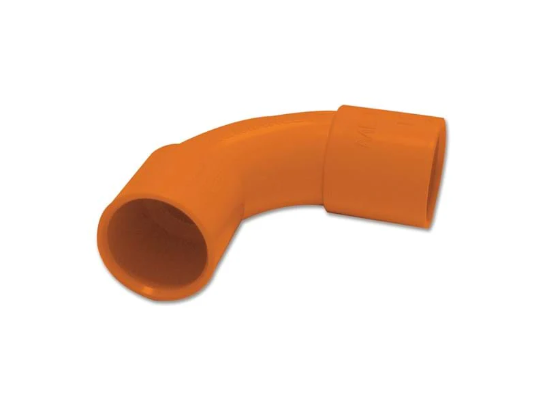 Solid Elbow 20mm Orange