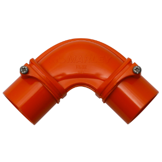 Inspection Elbow 20mm Orange
