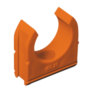 Conduit Clip 32mm Orange