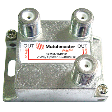 SPLITTER 2 WAY 5-2050 'F' P/P ALL LEGS VERTICAL