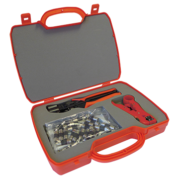 TOOL KIT - CT01 CRIMP TOOL HT352 STRIPPER 50 X EX6XLG CONS CASE