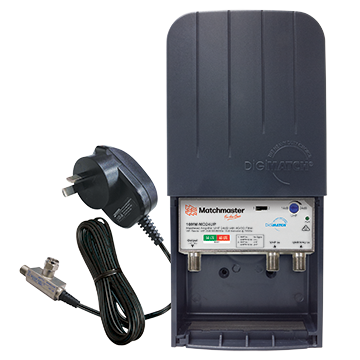 AMP MASTHEAD UHF 24DB 1 INPUT WITH P/SUPPLY 4G FILTER