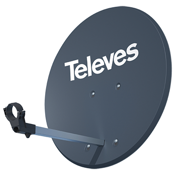 SAT DISH 63CM, ALUMINIUM, SALT SERIES