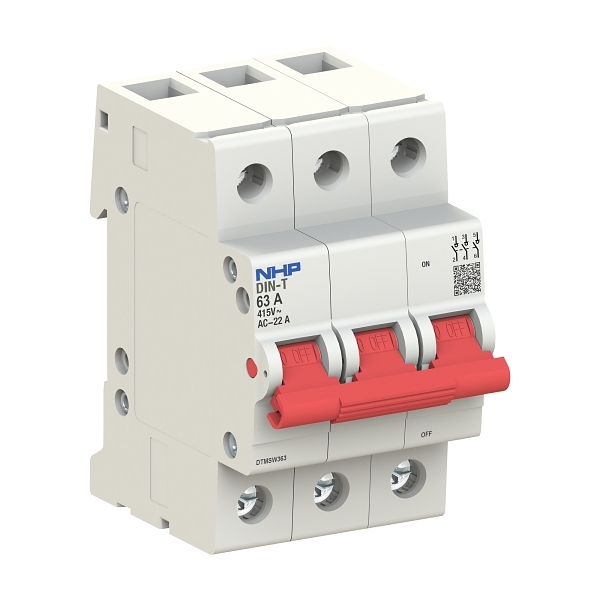 DIN-T MAIN SWITCH 3P 63A