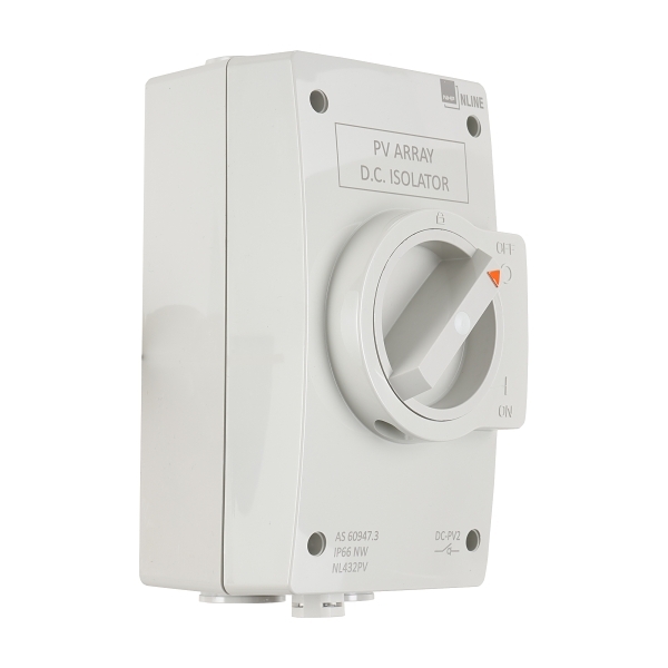 ENCLOSED DC ISOLATING SWITCH IP66NW 4P 1500VDC DC-PV2