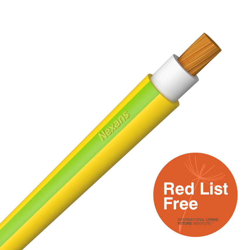 95mm 1C CU ENVIROLEX Flexible LSZH XLPE Green/Yellow