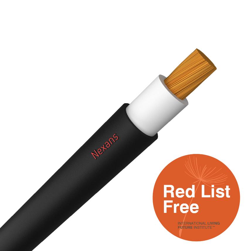 95mm 1C CU ENVIROLEX Flexible LSZH XLPE Black