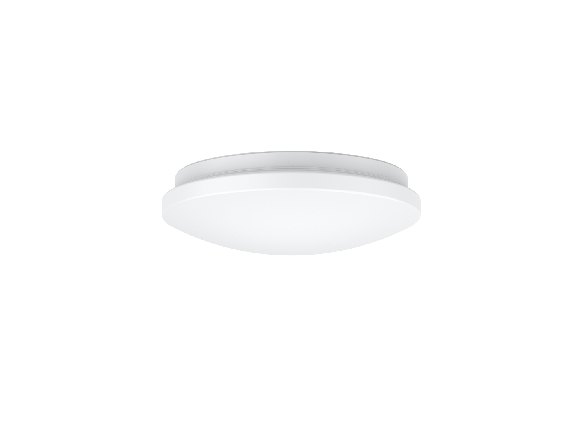 Eco Oyster Light 3CCT Selectable 3/4/5.7K Triac Dimming IP44 1120-1240lm, 255mm Dia.