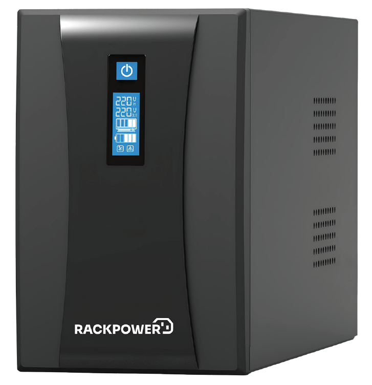 UPS Line Interactive 1200vA 7200w AVR w. Surge Protection, LCD Display, NZ 3Pin Outlets (4) + USB Comms