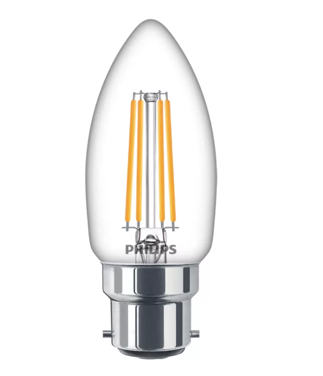 LED classic 4.3-40W B35 B22 WW CL ND