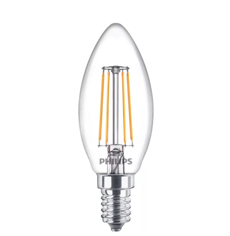 LED classic 4.5-40W B35 E14 827 CL D
