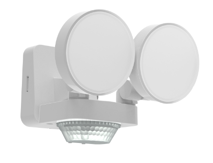 Decosense Twinspot PIR 2 x 8w 3000K IP55 White