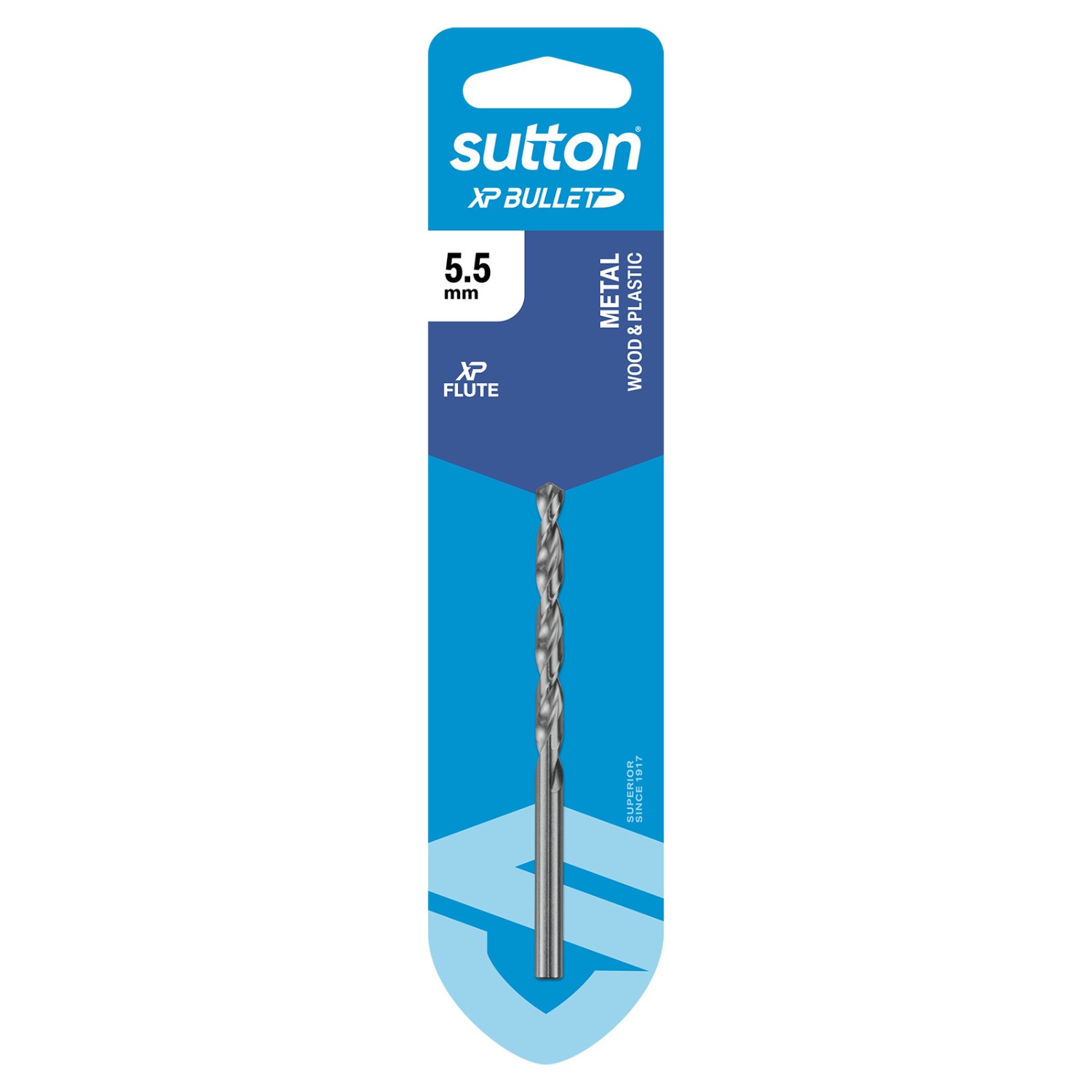 XP Bullet Jobber Drill, D220, HSS, 5.5mm (carded)