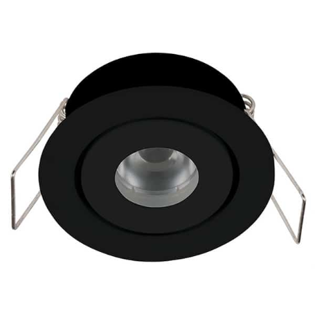 2.2W tilt, LED recessed downlight, IC-4, driver not included, 30, 3000K, 90CRI, Black
