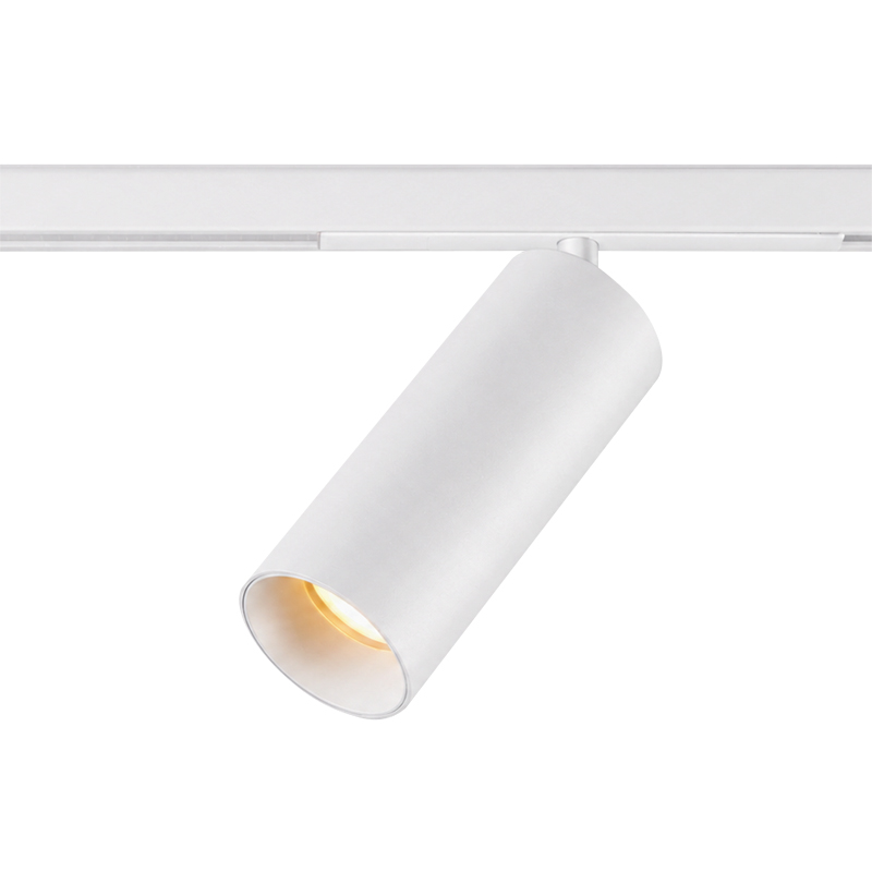 48vDC Track Spot 10w 4000k 50mm 36 Deg Textured White