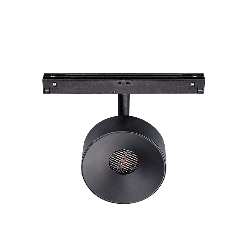 48vDC Track Spot 15w 3000k 36 Deg Textured Black