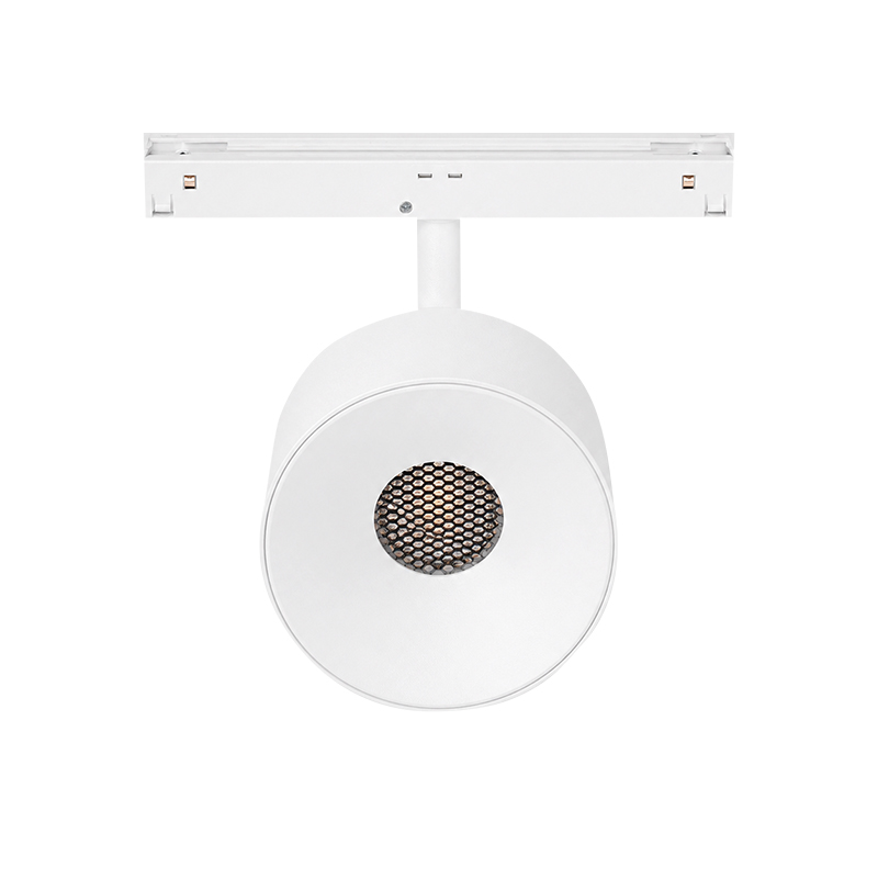 48vDC Track Spot 15w 3000k 36 Deg Textured White