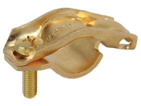 BRASS EARTH CLAMP TO SUIT 16MM GALV ROD 6-10mm CABLE