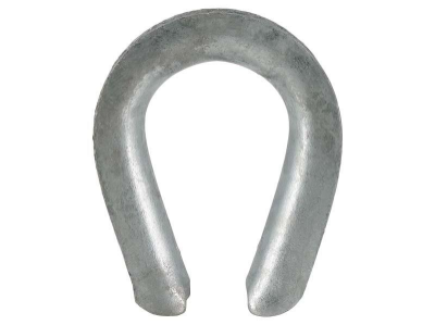 GALV OPEN GUY THIMBLE 12MM