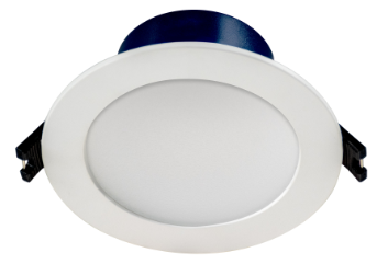 Lopez Downlight 8w LED Flush Lens 3CCT Dimmable IP54 White